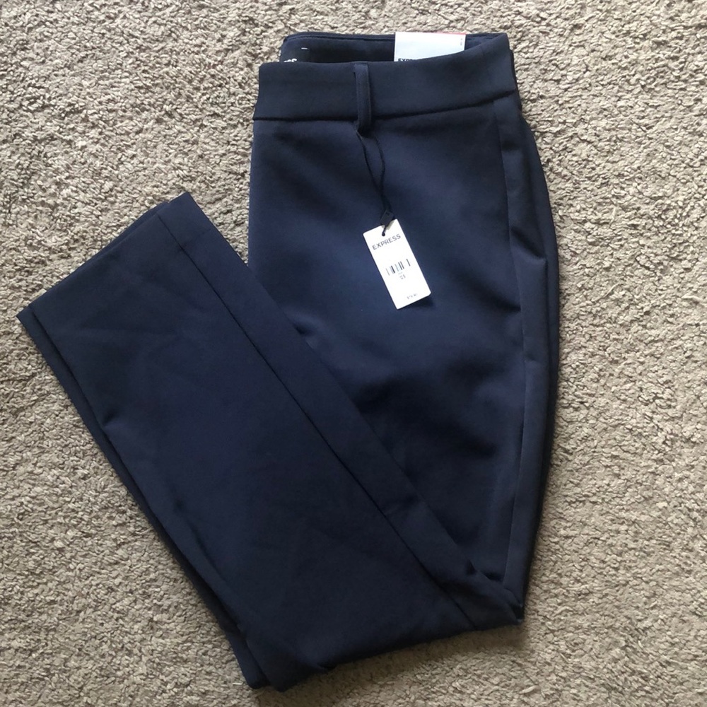 Express Skinny High Waist Navy Dress Pants 12s
